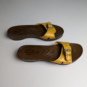 Dr. Scholl's Women's Size 8 Advanced Comfort Series Yellow Slide Clogs
